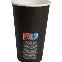 Papkrus kaffe Beans ABENA Gastro 13,6cm Ø9cm 48 cl sort pap/PE 16 oz - 1000 stk