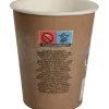 Papkrus Kaffebæger, The Swan, 9,1cm, Ø8cm, 24 cl, brun, komposterbar - 1000 stk