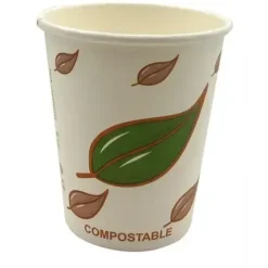 Papkrus Kaffekopper miljørigtige Single Wall 25 cl pap - 1000 stk
