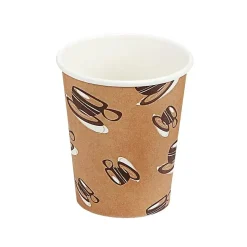 Papkrus kaffekopper Single Wall 25 cl - 1000 stk