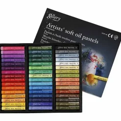 Pastel farver - Gallery oliepastel premium 1 x 7 cm - 48 ass farver