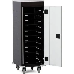 PC opladningsskab - Mobil 10 rum Seq - 1250x530x500mm