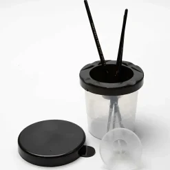 Penselbøtte – 8 cm – Hvid – Non-spild