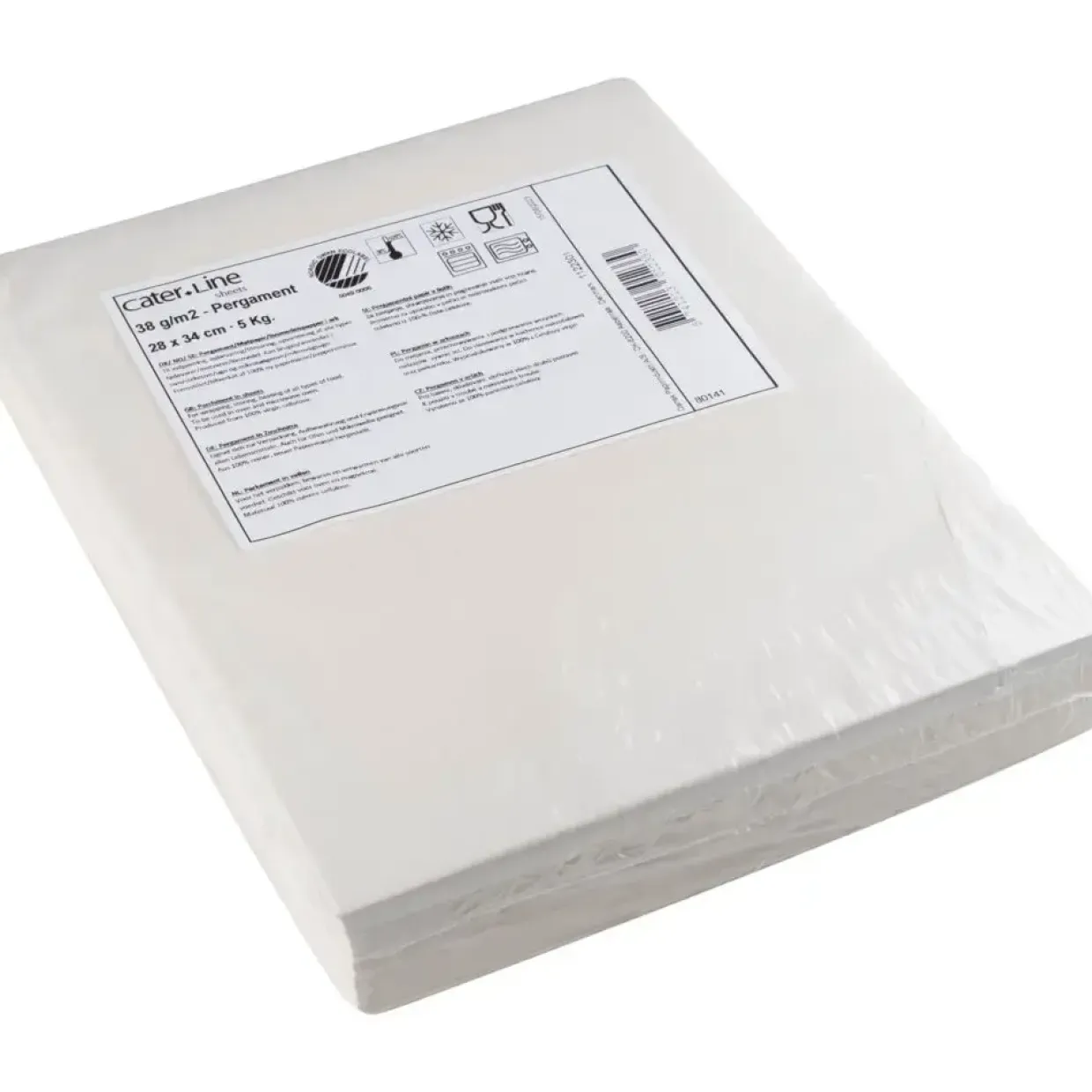 Pergament-ark - Cater-Line - 1/6 ark - 34 x 28 cm - 5 stk