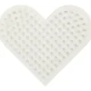 Perleplade – Nabbi Bio Beads – lille hjerte – 7×8,5 cm – 1 stk