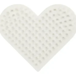 Perleplade – Nabbi Bio Beads – lille hjerte – 7×8,5 cm – 1 stk