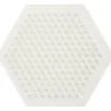 Perleplade Nabbi Bio Beads, sekskantet, H: 0.5 cm, str. 8,5x8,5 cm, 1 stk.