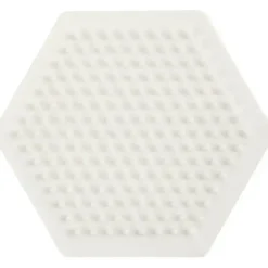 Perleplade Nabbi Bio Beads, sekskantet, H: 0.5 cm, str. 8,5x8,5 cm, 1 stk.