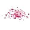Perler facetperlemix, str. 4-12 mm, pink harmoni, 250g, ca. 860 stk.