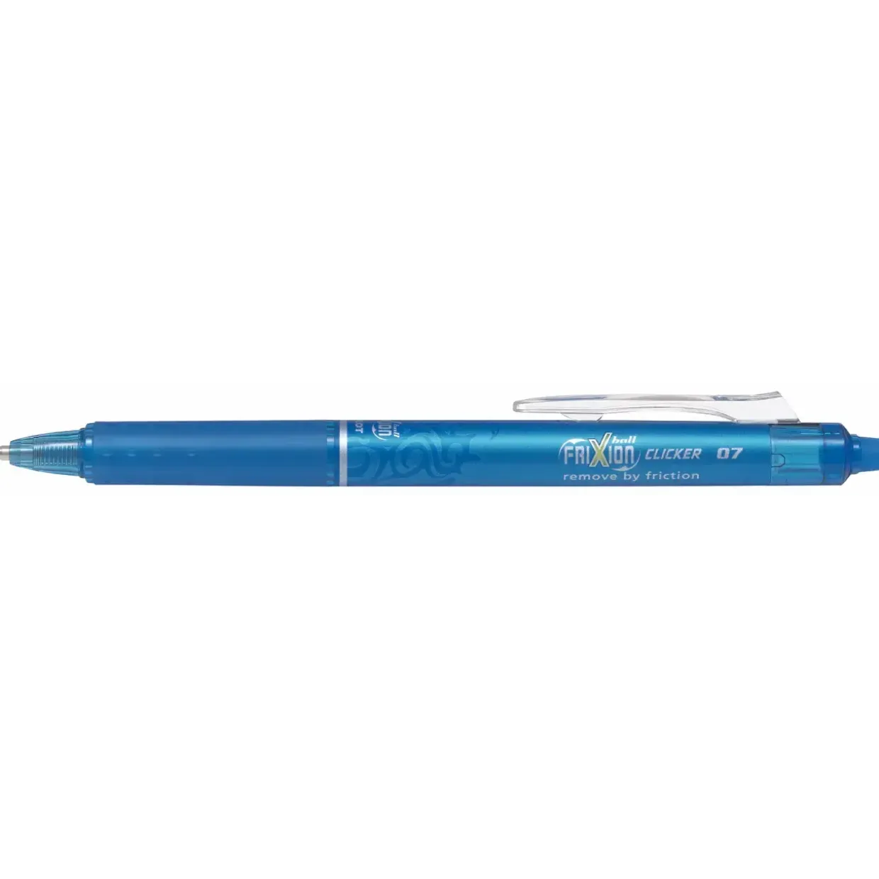 Pilot FriXion Clicker Kuglepen - Turkis 0,35 mm streg - 12 stk