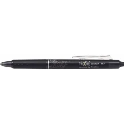 Pilot FriXion Clicker Kuglepen - Sort farve 0,7 mm - 12 stk