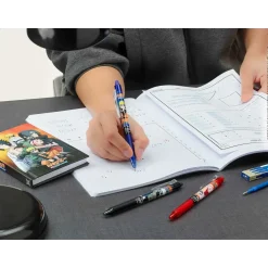 Pilot Frixion Clicker m/klik Naruto 0,7 sort - Køb minimum 12 stk.