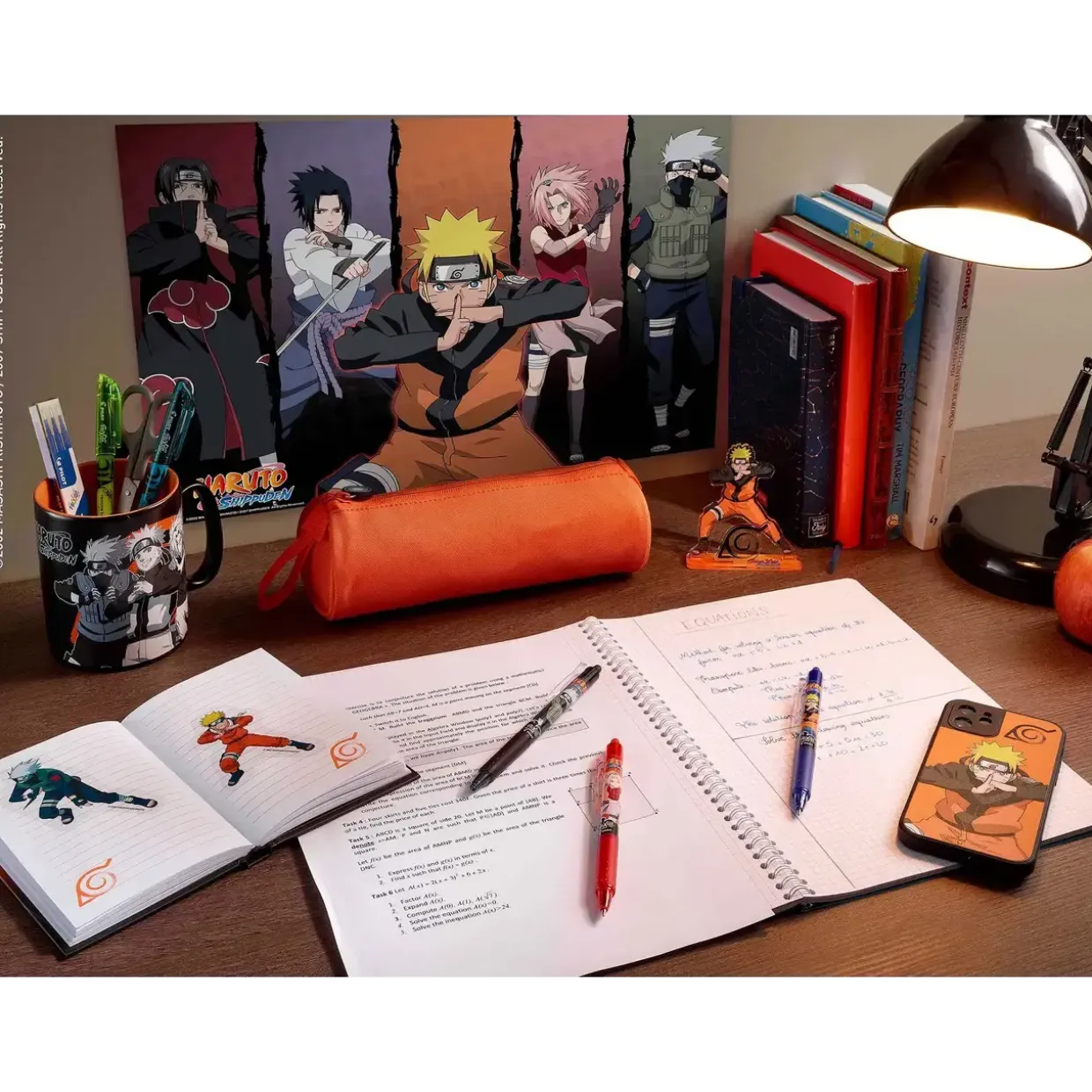Pilot Frixion Clicker m/klik Naruto 0,7 rød - Køb minimum 12 stk.