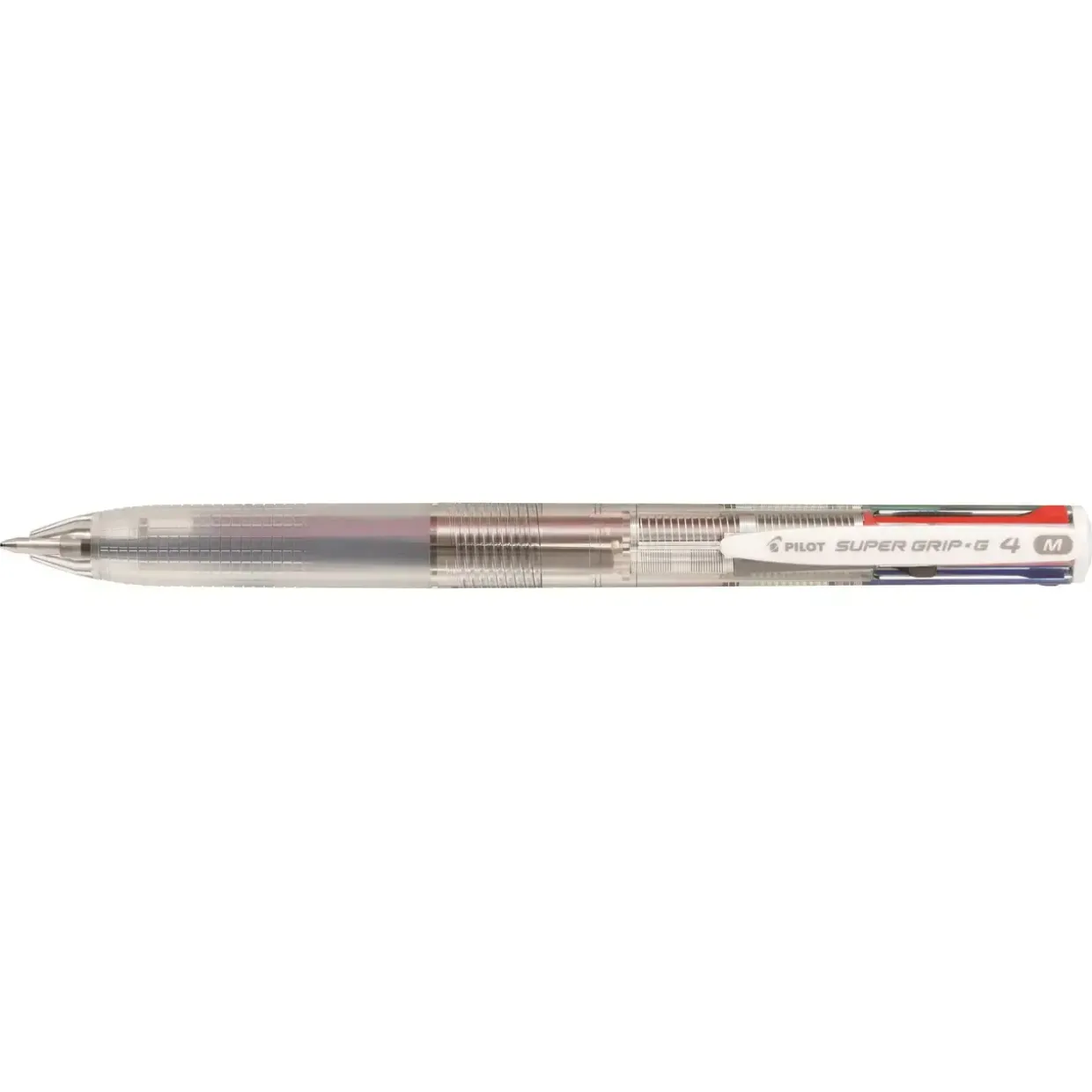 Pilot Kuglepen Super Grip G-4 1,0 4 farver transparant