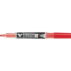 Pilot V Board Master S Extra Fine rund spids rød