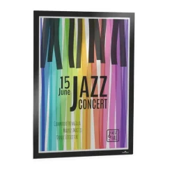 Plakatramme DURAFRAME A2 sort