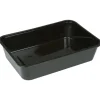 Plastbakke ABENA Cater-Line 16,9x11,6x3,8cm 500 ml sort PP - 500 stk