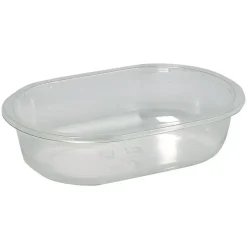 Plastbakke A-Pet klar menuserie 1-rums biret 525 ml 17,60cm - 750 stk