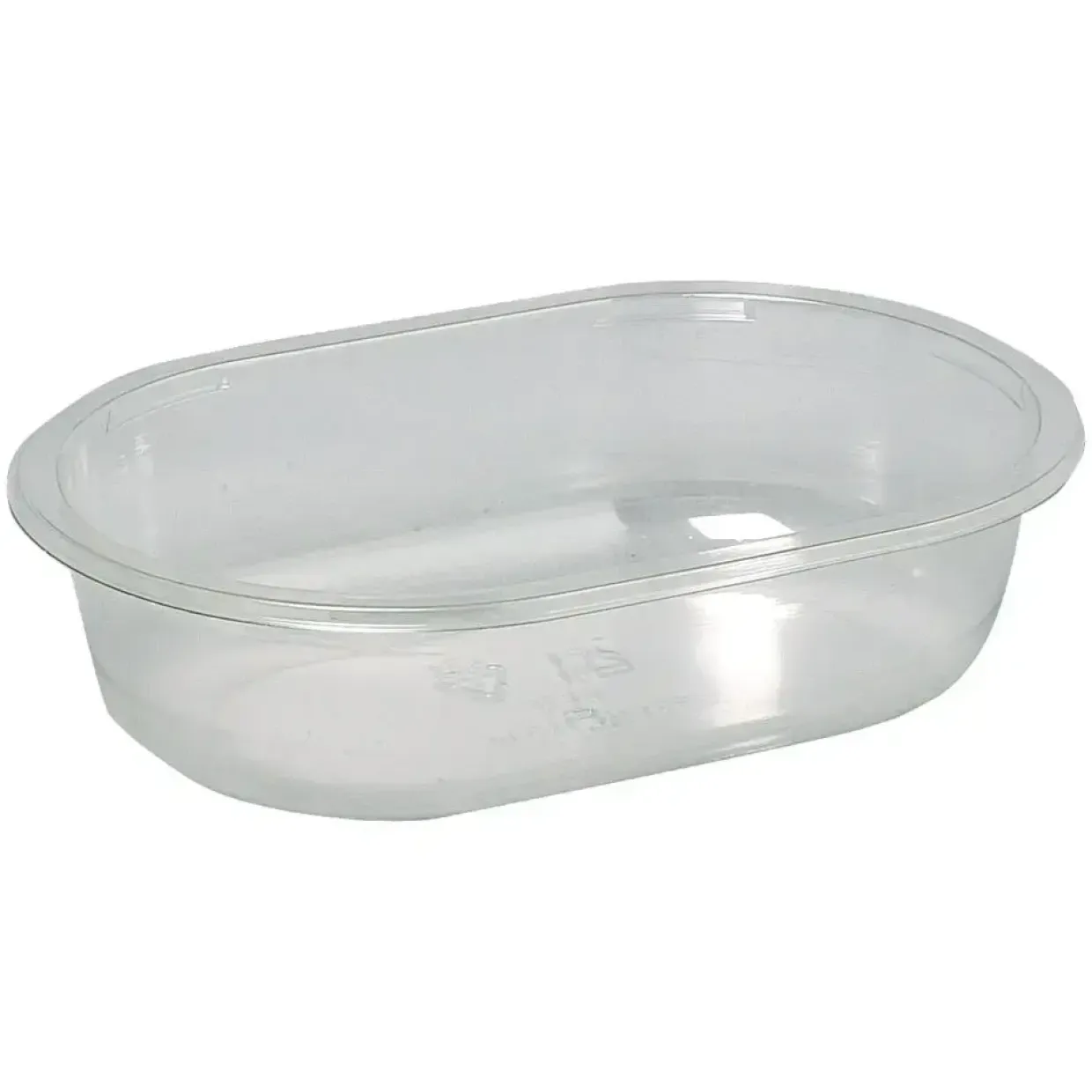 Plastbakke A-Pet klar menuserie 1-rums biret 525 ml 17,60cm - 750 stk