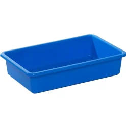 Plastbakke, blå, L26 cm x B39,50 cm x H8 cm,