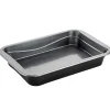 Plastbakke C2294-1B 294x193x45 mm med Bæregreb CPET Sølv med Sort yderside - 204 stk/krt