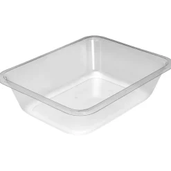 Plastbakke C 2227-1F 22,7x17,8x6cm 1660 ml klar APET 1-rums standard serie hovedret - 336 stk
