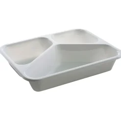 Plastbakke C-Pet hvid Standard serie 3-rums hovedret 200|285|521 ml 22,70cm - 276 stk