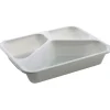 Plastbakke C-Pet hvid Standard serie 3-rums hovedret 200/285/520 ml 22,70cm - 420 stk