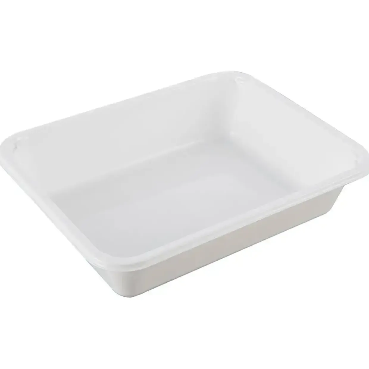 Plastbakke C-Pet hvid Standard serie 1-rums hovedret 1410 ml 22,70cm - 360 stk