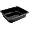 Plastbakke – CPET – sort – 32,5×26,5×6 cm – 3885 ml – 124 stk
