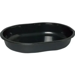 Plastbakke C-Pet sort menuserie 1-rums hovedret 1000 ml 23,80cm - 240 stk
