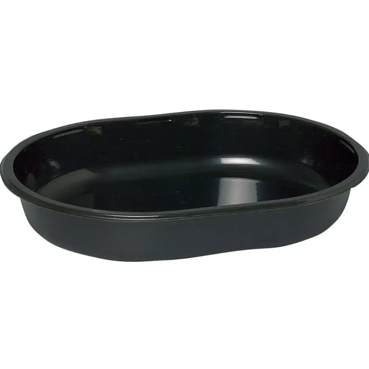 Plastbakke C-Pet sort menuserie 1-rums hovedret 1000 ml 23,80cm - 240 stk