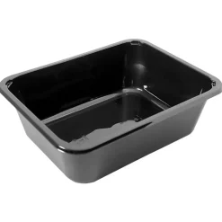Plastbakke C-Pet sort Standard serie 1-rums hovedret 1965 ml 22,70cm - 216 stk