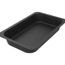 Plastbakke Duniform 26,3x16,1x4cm sort mineral|PP 1-rums 1|4 GN - 225 stk