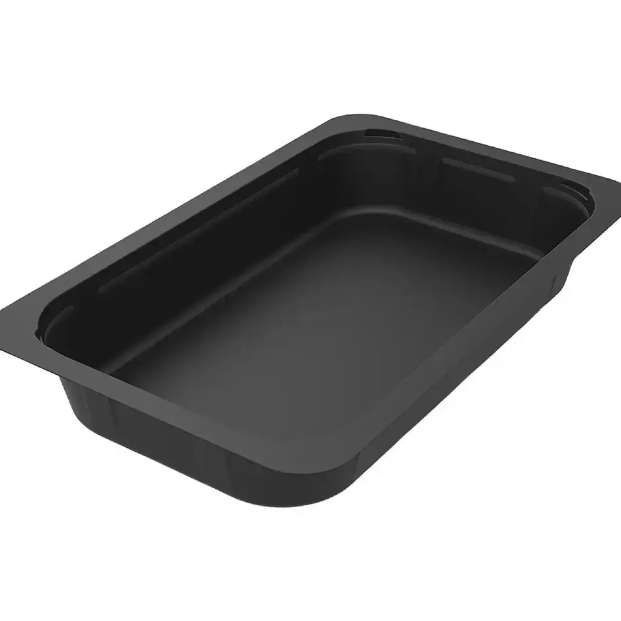 Plastbakke Duniform 26,3x16,1x4cm sort mineral|PP 1-rums 1|4 GN - 225 stk