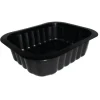 Plastbakke, Duni, 13,8x11,4x3,5cm, 350 ml, sort, PP, 1-rums - 300 stk