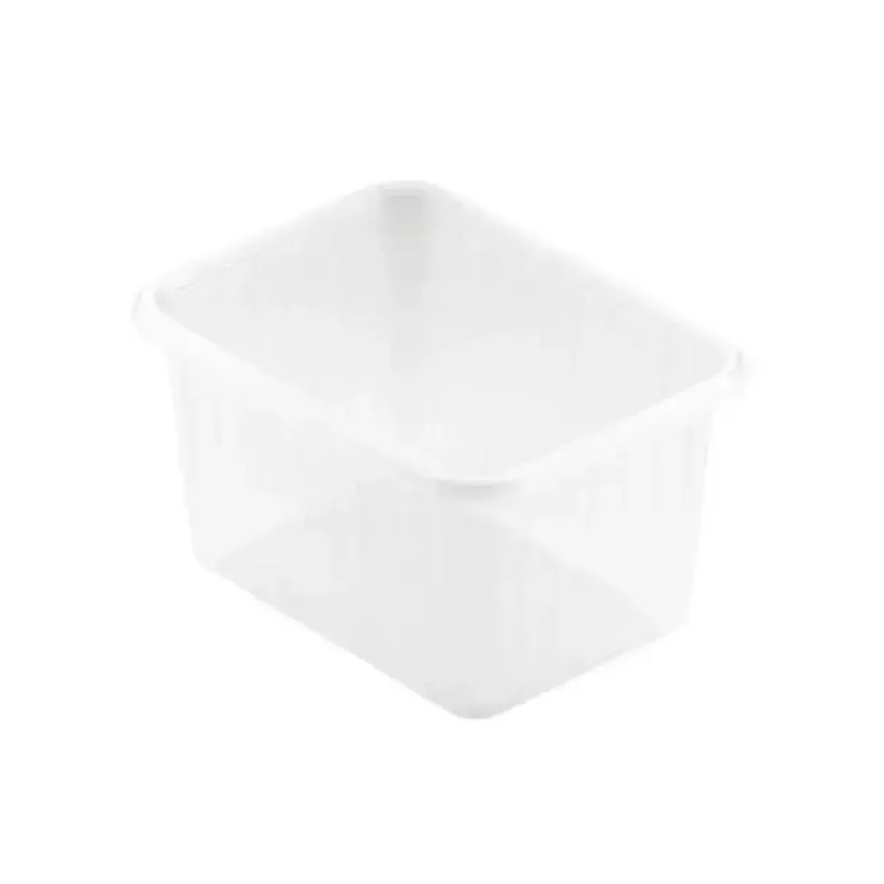 Plastbakke Fixpack firkantet PP klar 750 ml - 500 stk.
