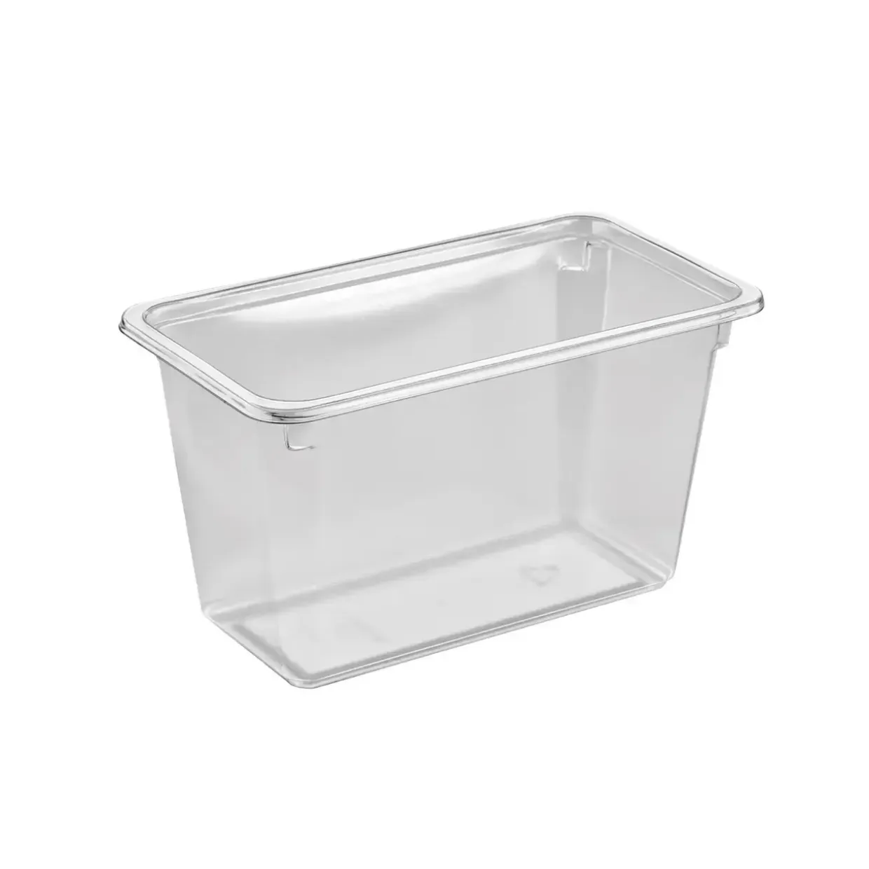 Plastbakke klar 180x99x101mm 1140ml - 384stk