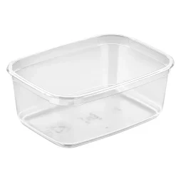 Plastbakke M 68-50 APET klar 142x105x56mm 500ml 560stk