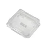 Plastbakke med hængslet låg v425 kageæske 203 x 190 x 62 mm - 350 stk