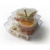 Plastbakke med hængslet låg v494 135 x 128 x 50 mm 375 ml - 600 stk