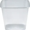 Plastbakke - PP - 500 ml - Klar - 10,8x8,1x10,3 cm - 1000 stk