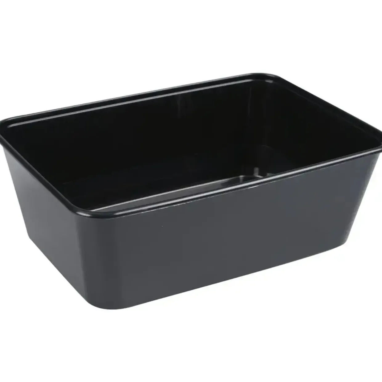 Plastbakke - PP 750 ml - Sort - 1-rums - 500 stk