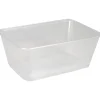 Plastbakke, 17,5x11,9x7,2cm, 950 ml, 950 ml, klar, PP, 1-rums - 500 stk