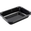 Plastbakke, 18,7x13,7x3,6cm, 620 ml, sort, CPET, 1-rums - 576 stk