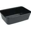 Plastbakke, 17,5x11,9x5,2 cm, 650 ml, sort, PP - 500 stk