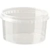 Plastbæger 560 ml Ø122 mm Rund PP Klar - 200 stk/ps