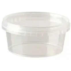 Plastbæger 180ml Ø92xH44,5mm Rund PP Klar - 200 stk/ps