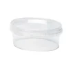 Plastbøtte + låg PP Ø118x87mm 565ml 264sæt/kar