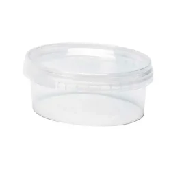 Plastbøtte + låg PP Ø118x87mm 565ml 264sæt/kar